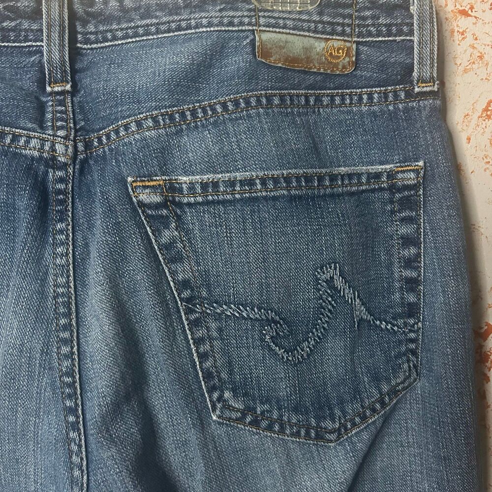 AG The Hero Straight Leg Jeans Mens 36x32 Blue Denim Made USA